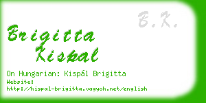 brigitta kispal business card